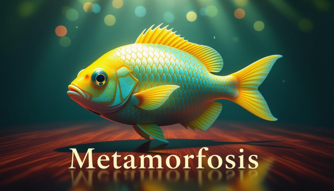 Lemon Metamorphosis: A Hyperrealistic Tropical Fish Transfor...