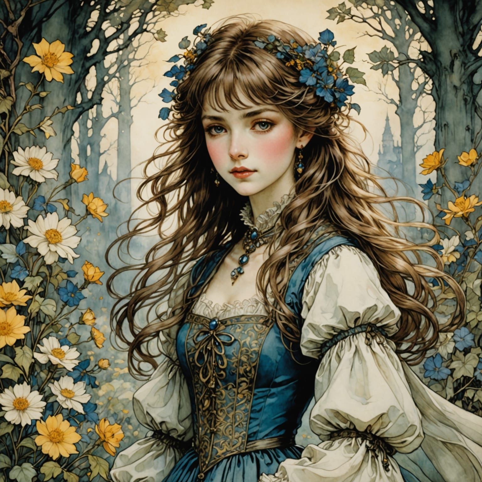 Enchanted Whimsy in Forest Bloom