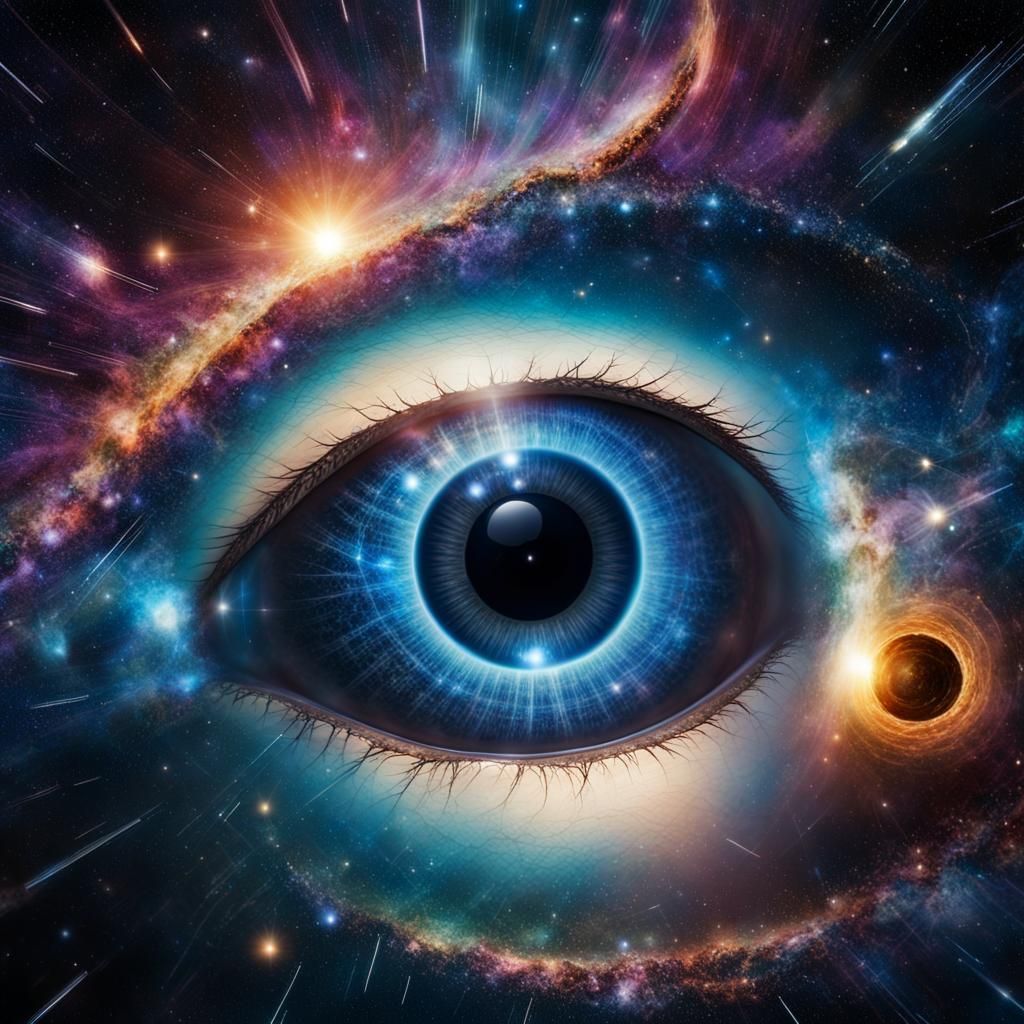 Cosmic Eye Gazing into Soul of New Galaxy