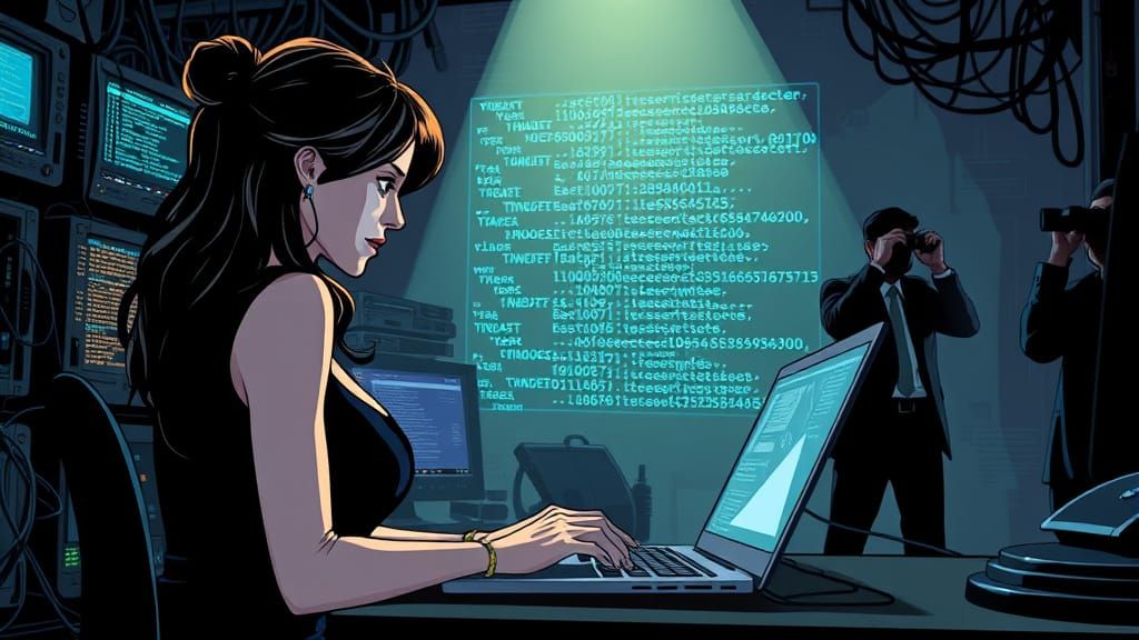 FBI Surveillance of Secure VPN Connection in High-Tech Lair