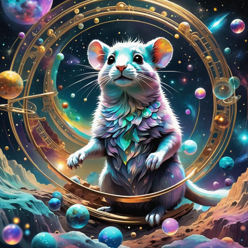 Astral Rat with Top Hat in Cosmic Bubbles