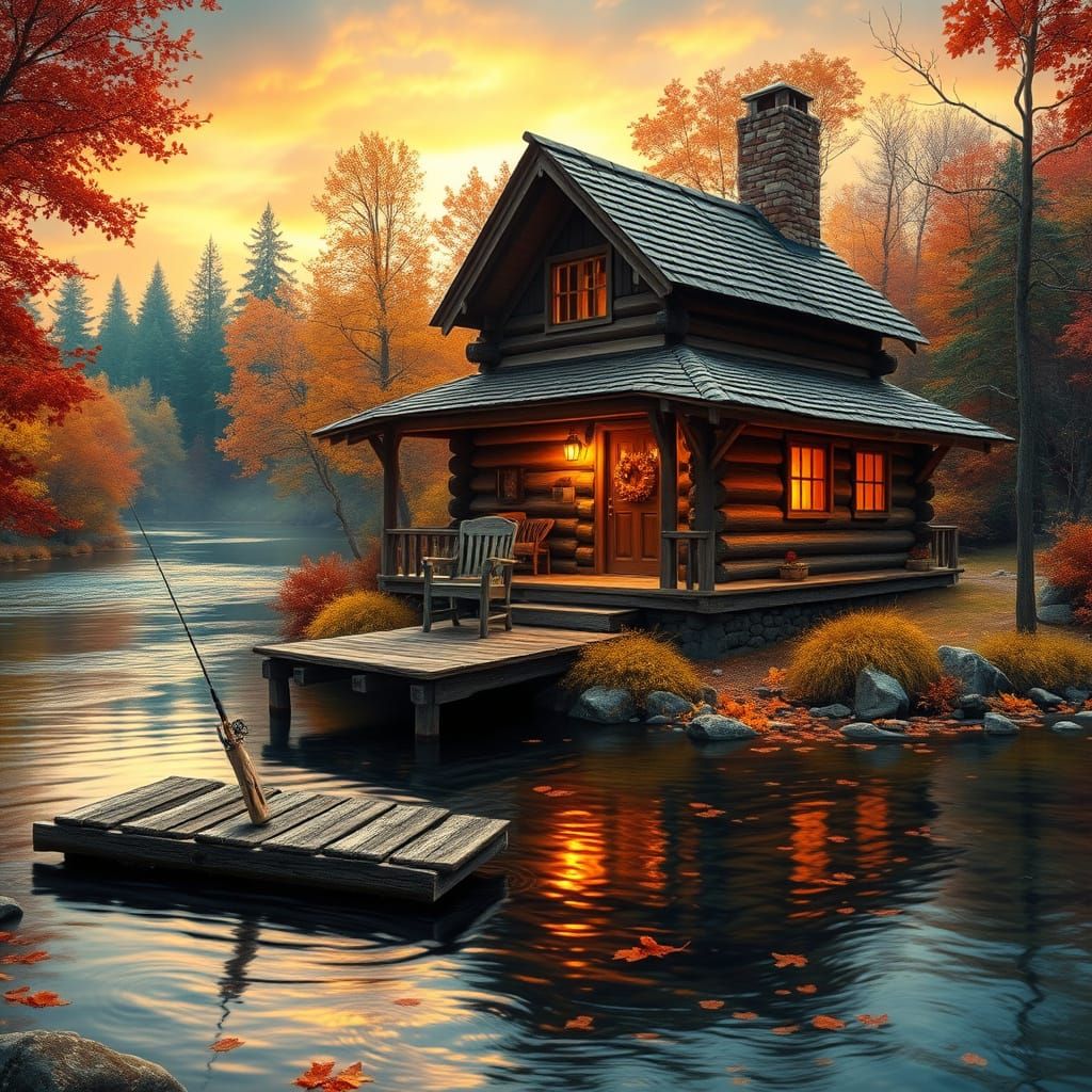 Rustic Autumn Paradise on Riverbend