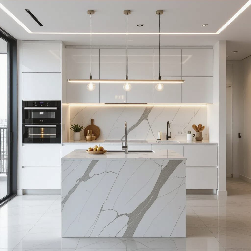 Minimalist Kitchen Interior in Nairobi, Kenya