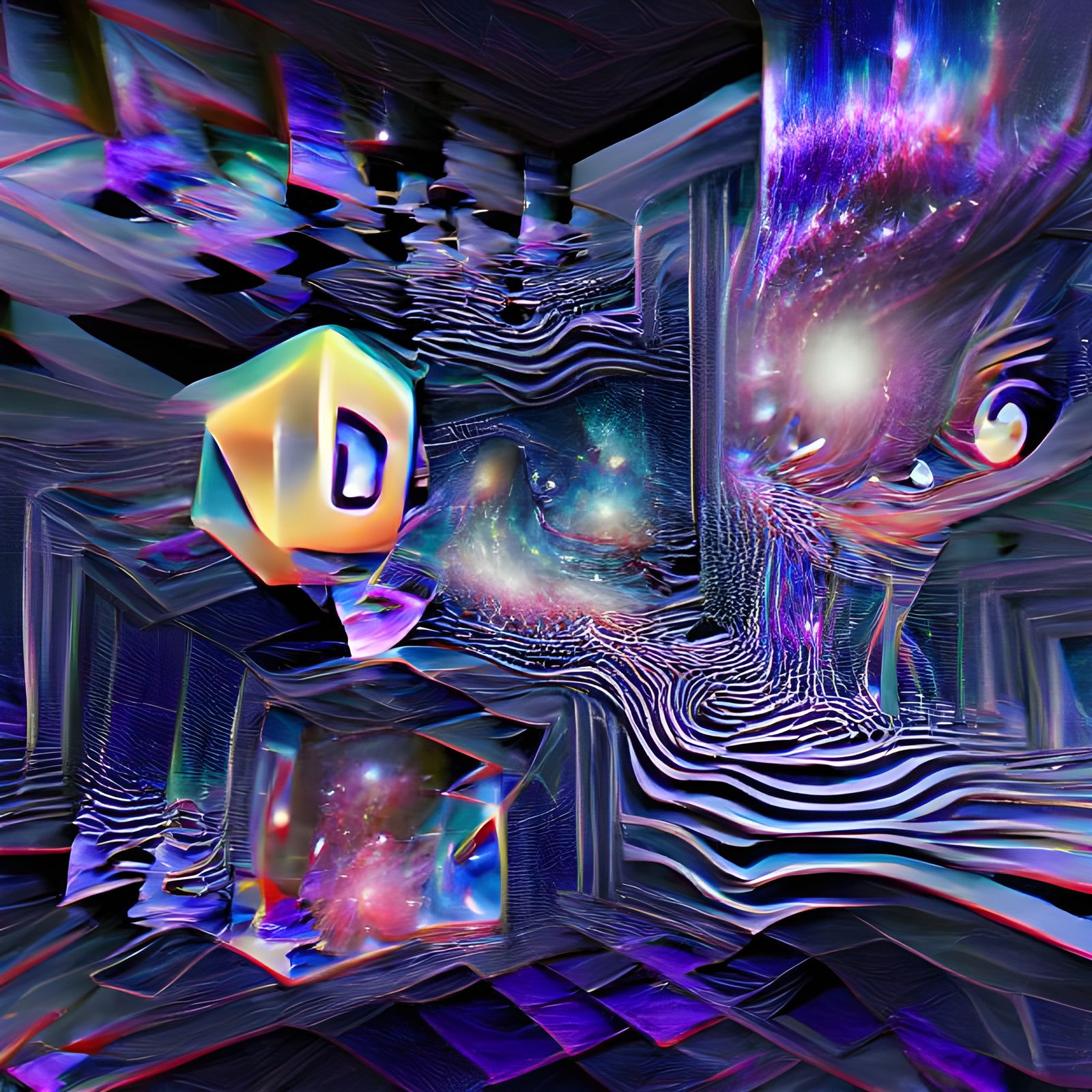 Abstract AI Generated Dimension
