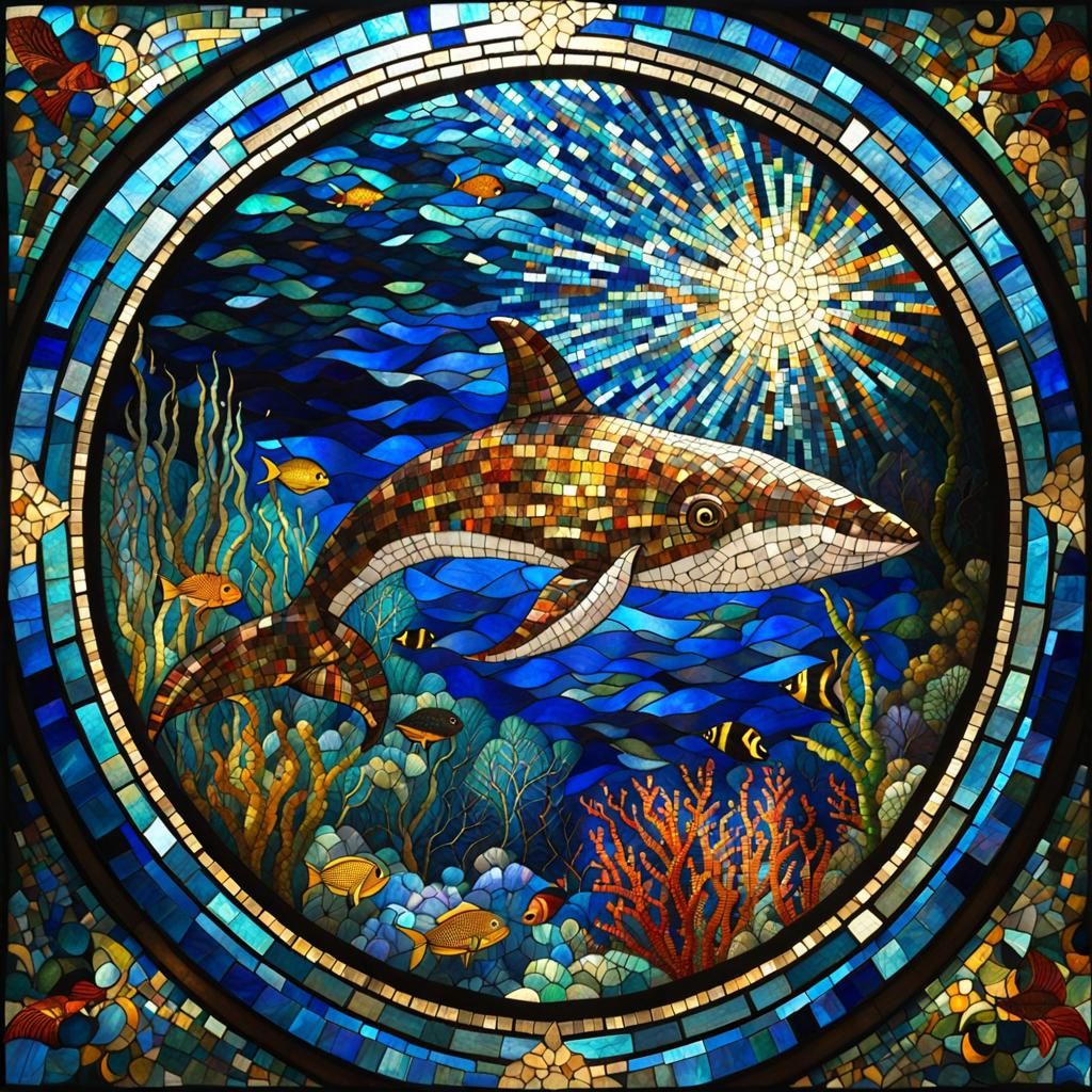 Radiant Mosaic Reef: An Underwater Fairytale