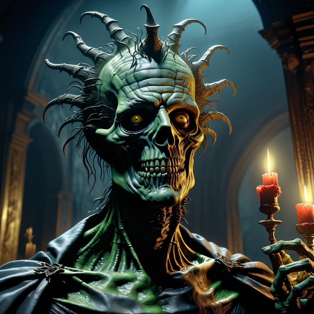 Ominous Horror Scene in Photorealistic Style