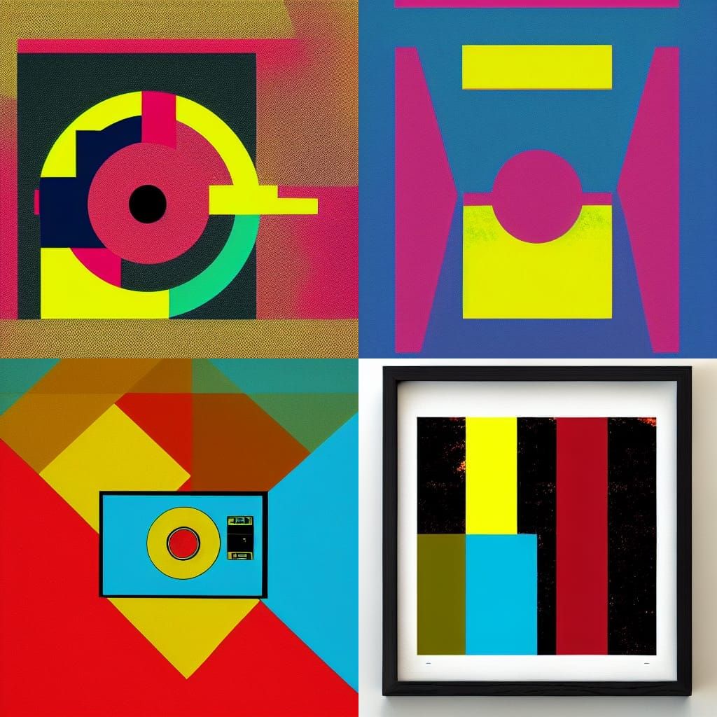 Cassette Tape in Pop Art Screen Print