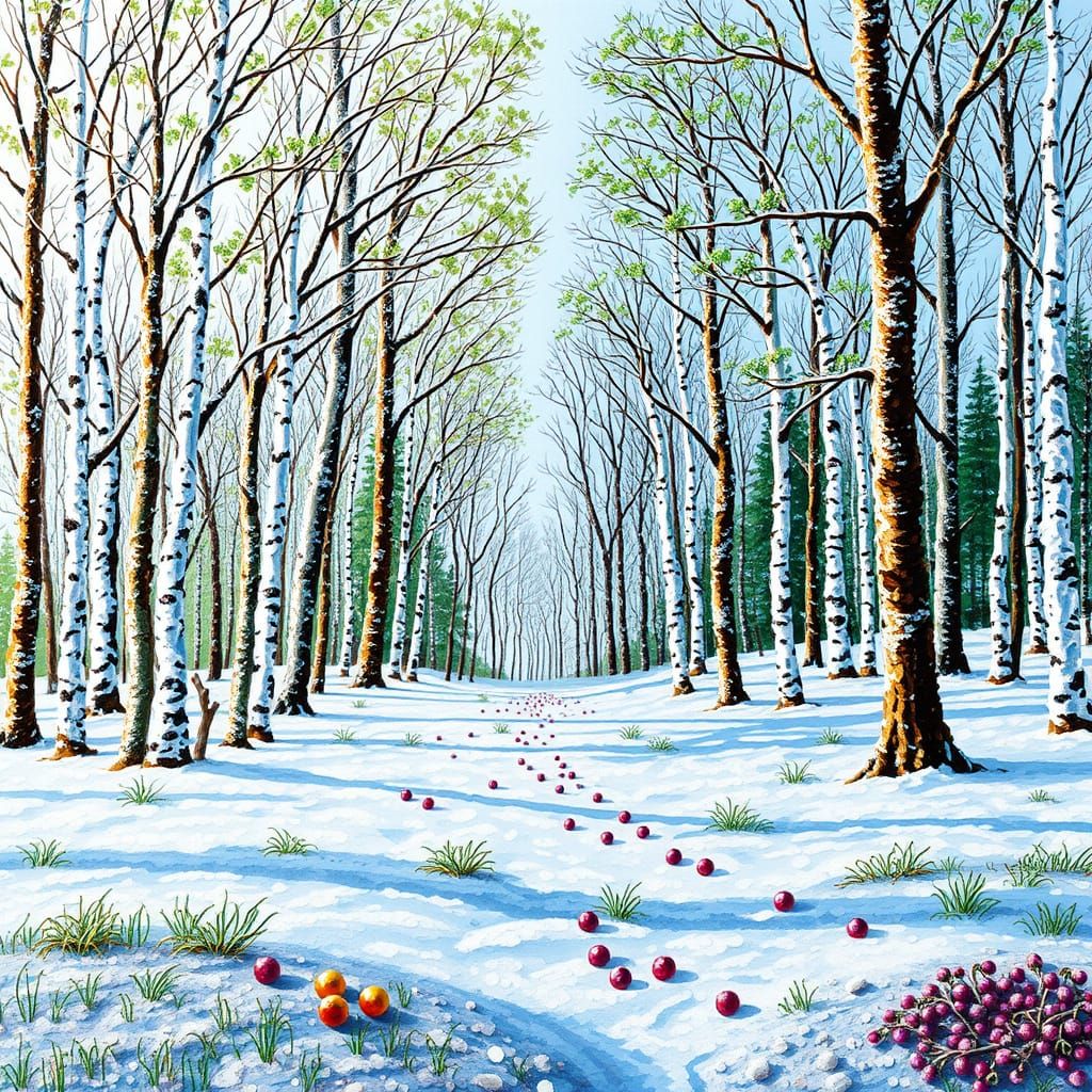 Spring Awakening in Sequined Forest