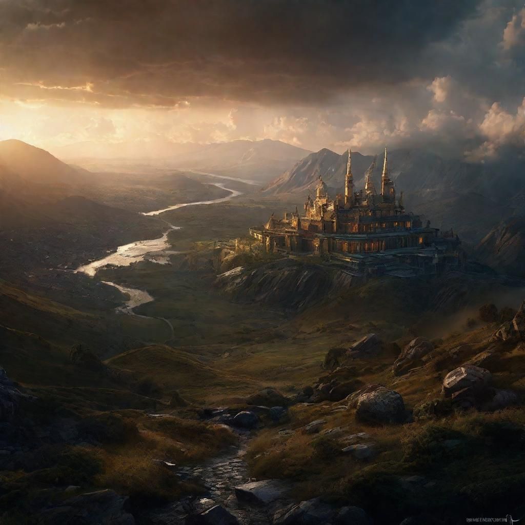 Epic Light Breaks Through Heavens