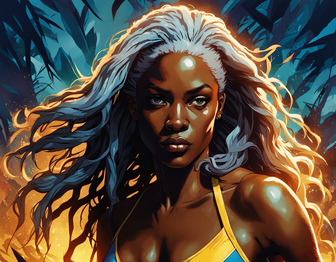 Hyper-Realistic Portrait of a Marvel Superheroine