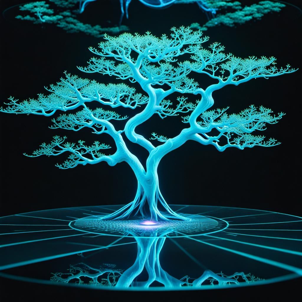 A Hologram of a tree