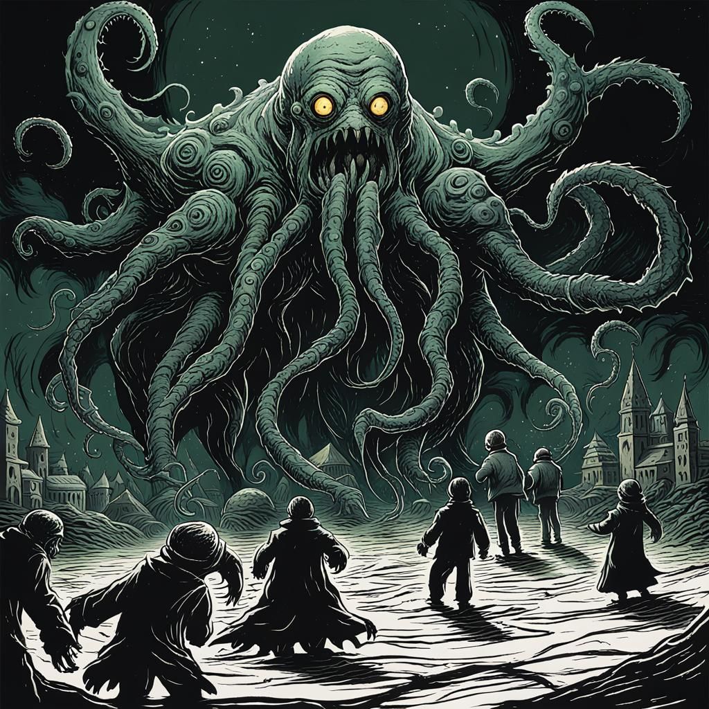 Gigerian Nightmare Children's Book Page