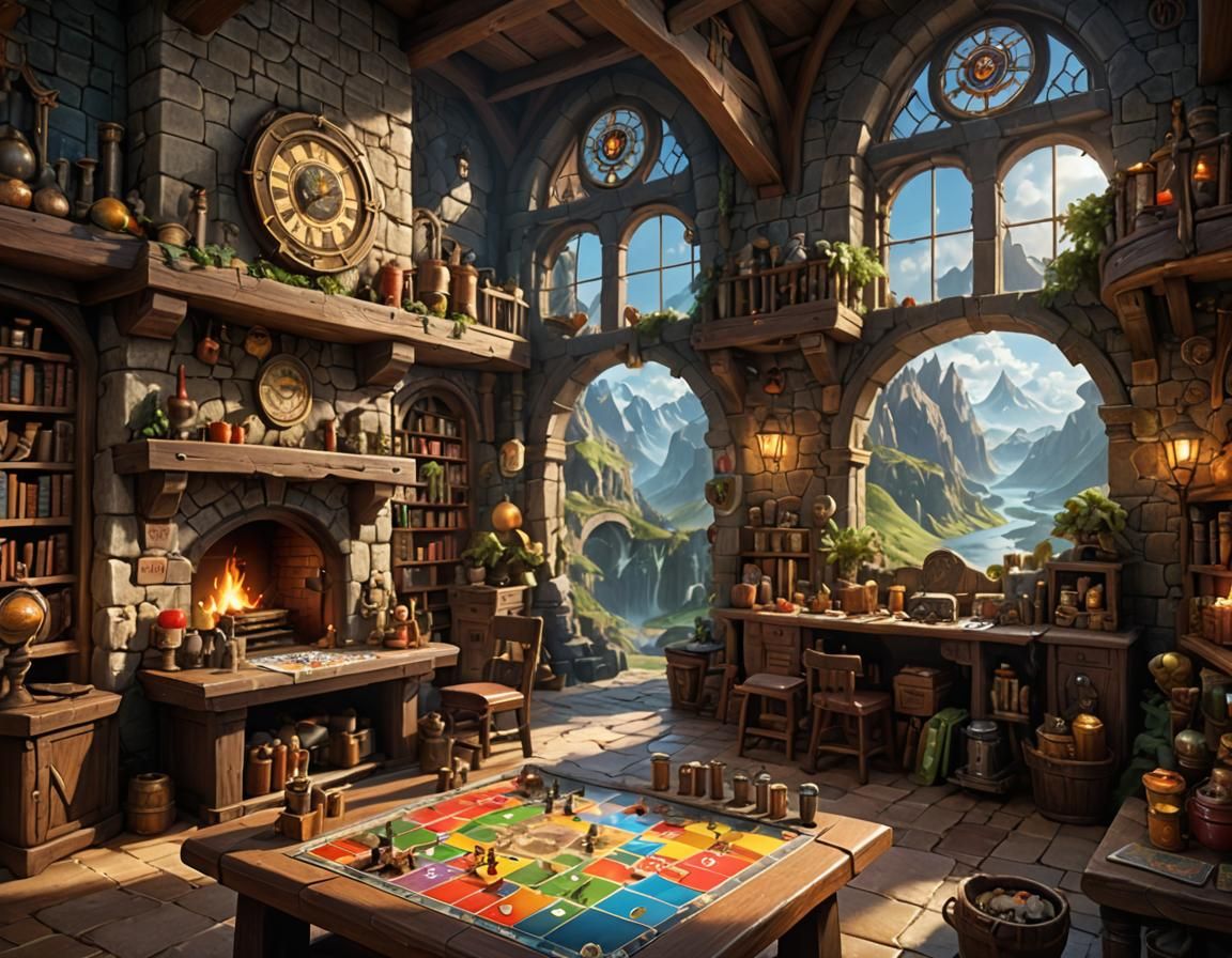 Board Game Worlds: Epic Fantasy Landscapes