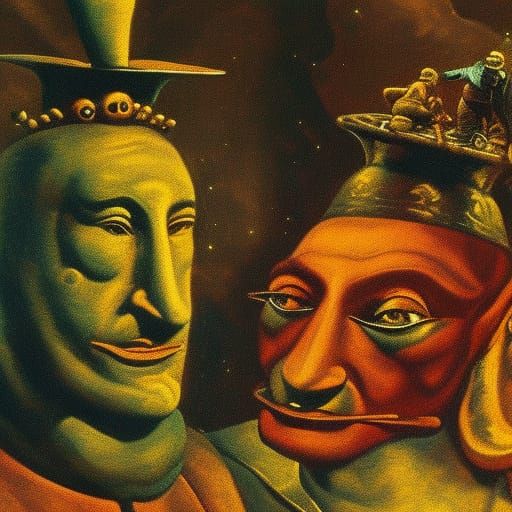 Rastafarians Meet Giant Bug in Space Coffee Shop