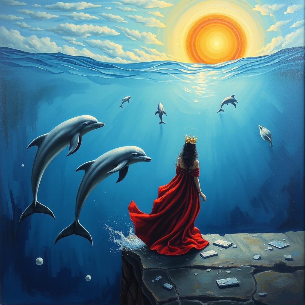 I wish you could swim
Like the dolphins, like dolphins can swim
Though nothing, nothing will keep us together
We can bea...