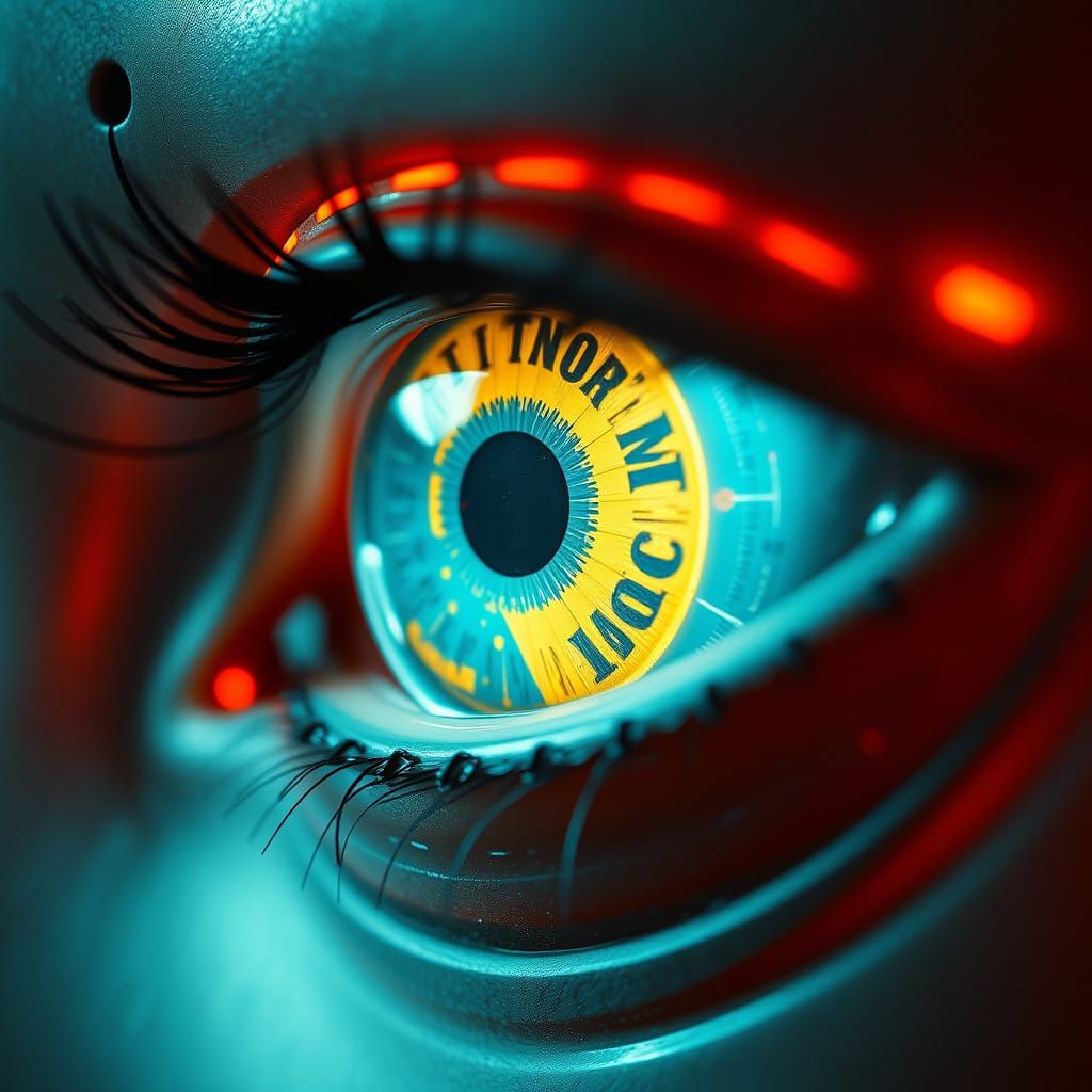 Stunning Cyberpunk Eye Masterpiece