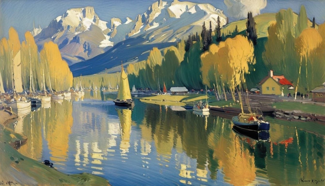 Konstantin Korovin Inspired Artwork