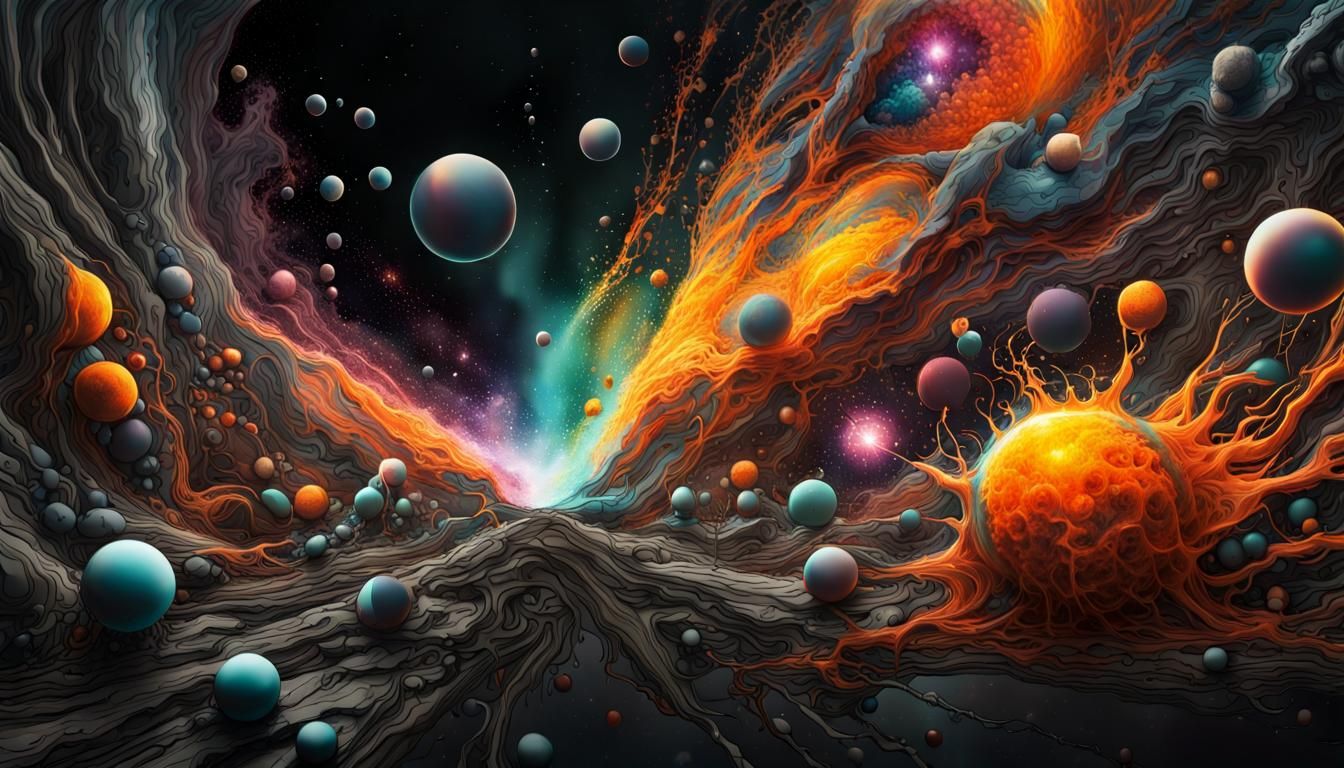 Birth of a Cosmos: Hyperrealistic Big Bang