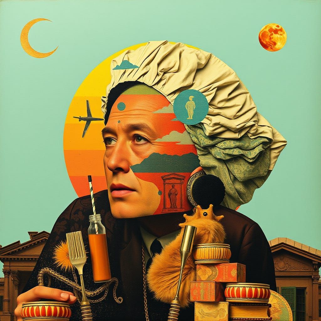 layered Appropriation Art