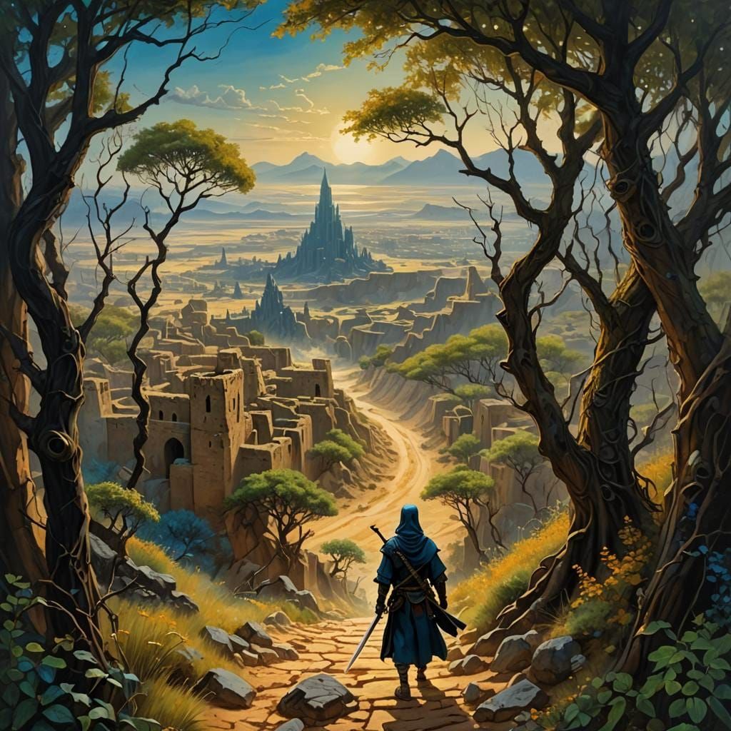 Aspid: Legendary Sword of Uruk, Oil Painting