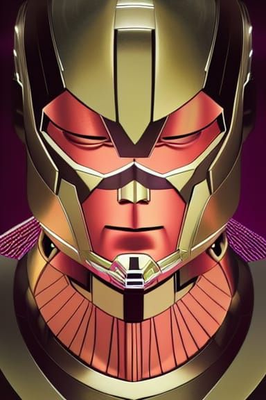 Kang the Conqueror in Polished Anime Style