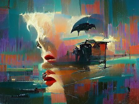 An Artist's Style Transferred by Artificial Intelligence