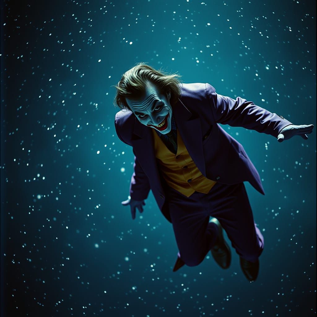 Joker in Space: A Cinematic Sci-Fi Portrait