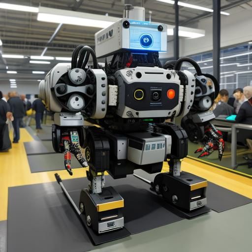 AI Generated Image of Integrated Robotics Concept