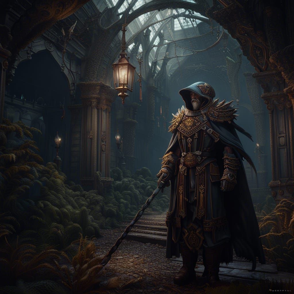 Victorian Heretic Hunter with Holy Power