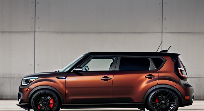 Matte Black Kia Soul Lightning Limousine