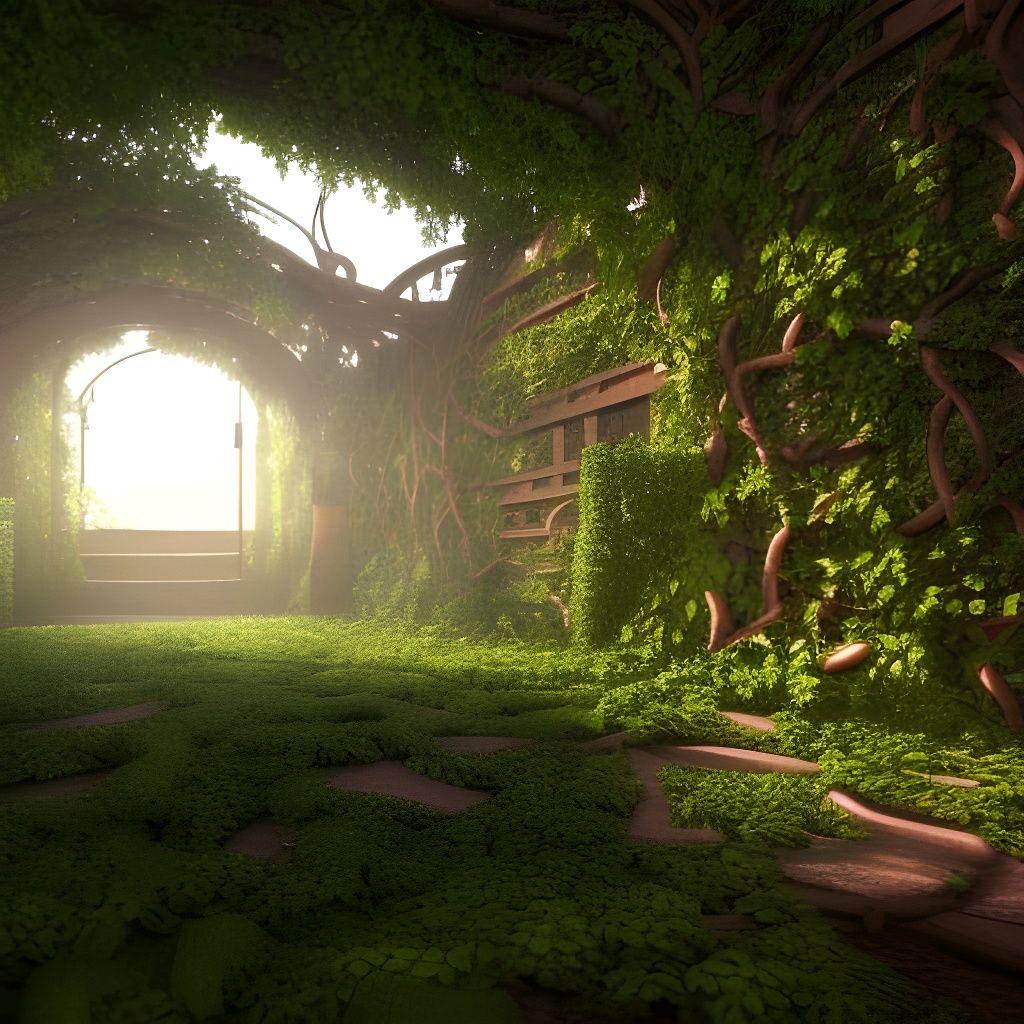 Building with Vines in 3D Game Style