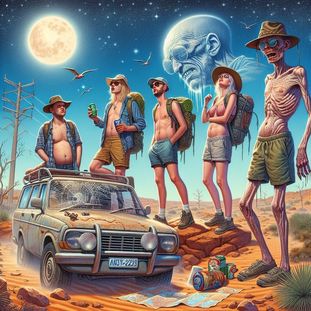 Australian Outback Backpackers Encounter Tourist-Hating Loca...