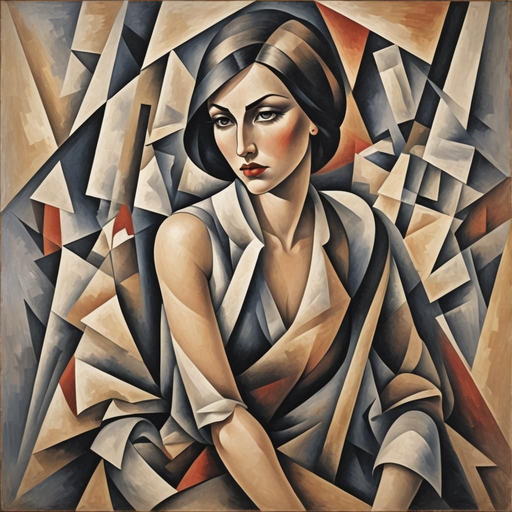 Abstract Cubism: Euclidean Geometry and Emotional Expression