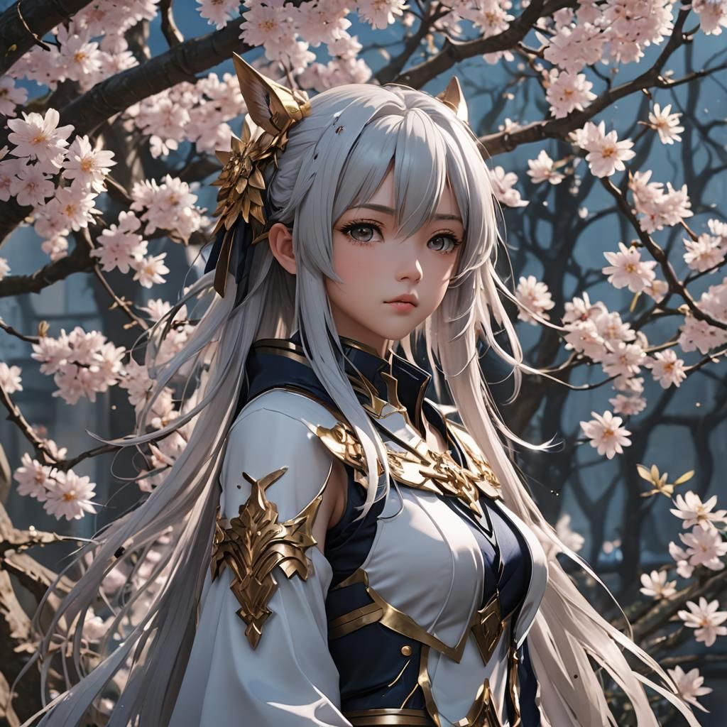 Detailed 3D Anime Art Inspired by WLOP