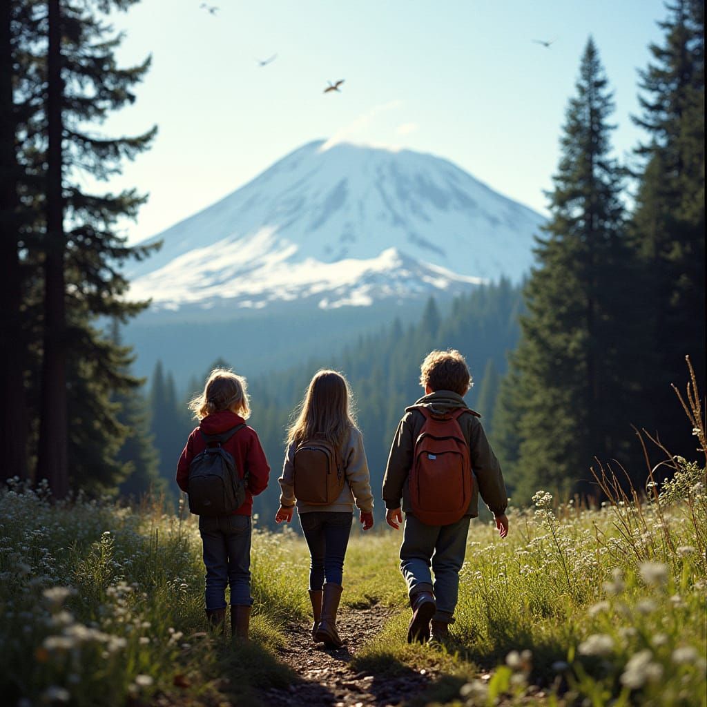 1980 Spring Forest Exploration Near Mount St. Helens