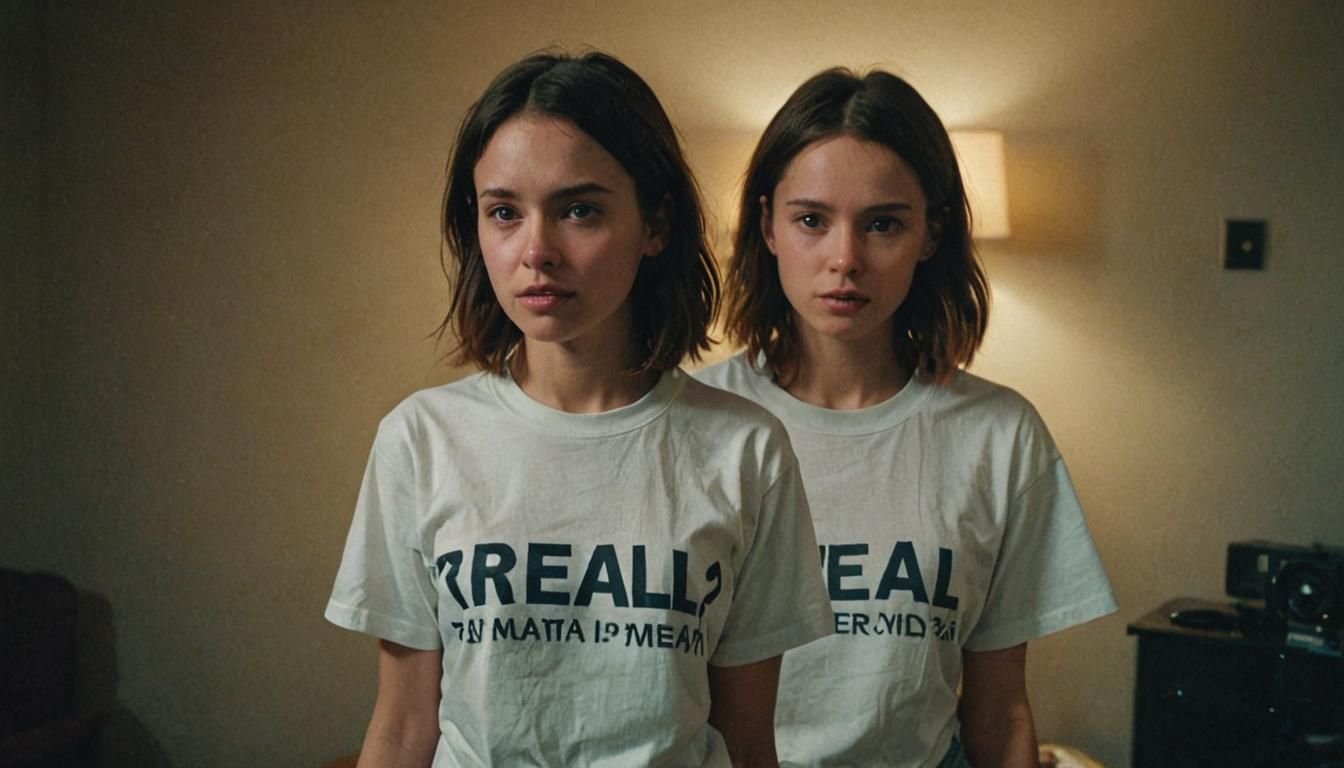Girl Asks 'What is Real?' in Cinematic Still