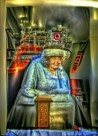 Queen Elizabeth Portrait in HDR