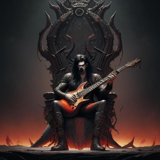 Satan Watches Peter Steele in Hell, Tyler Stout Style