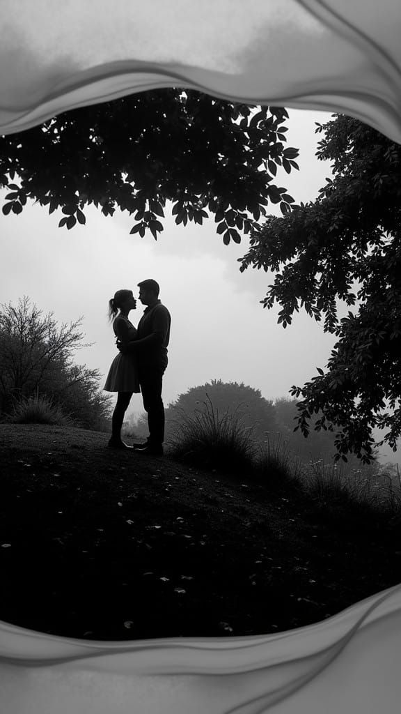 Whispers of Vulnerable Intimacy in Ethereal Light