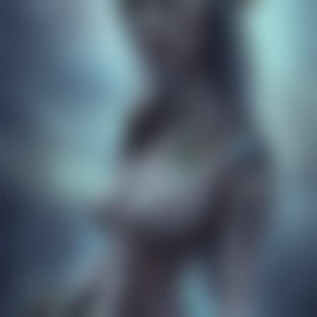 Cyberpunk Elf with Tattoos on Sunny Beach