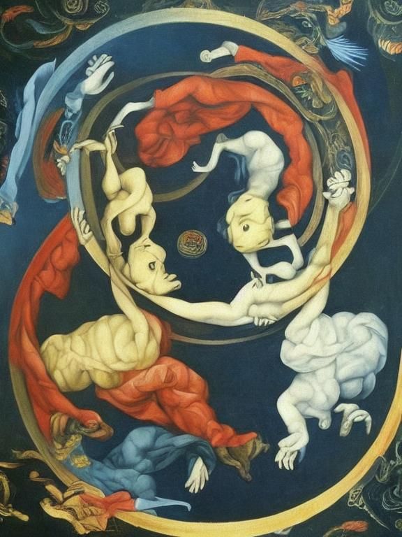 War/peace as a visual illusion