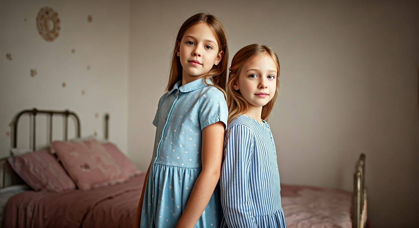 Giant 11-Year-Old Girl Towers Over Sister