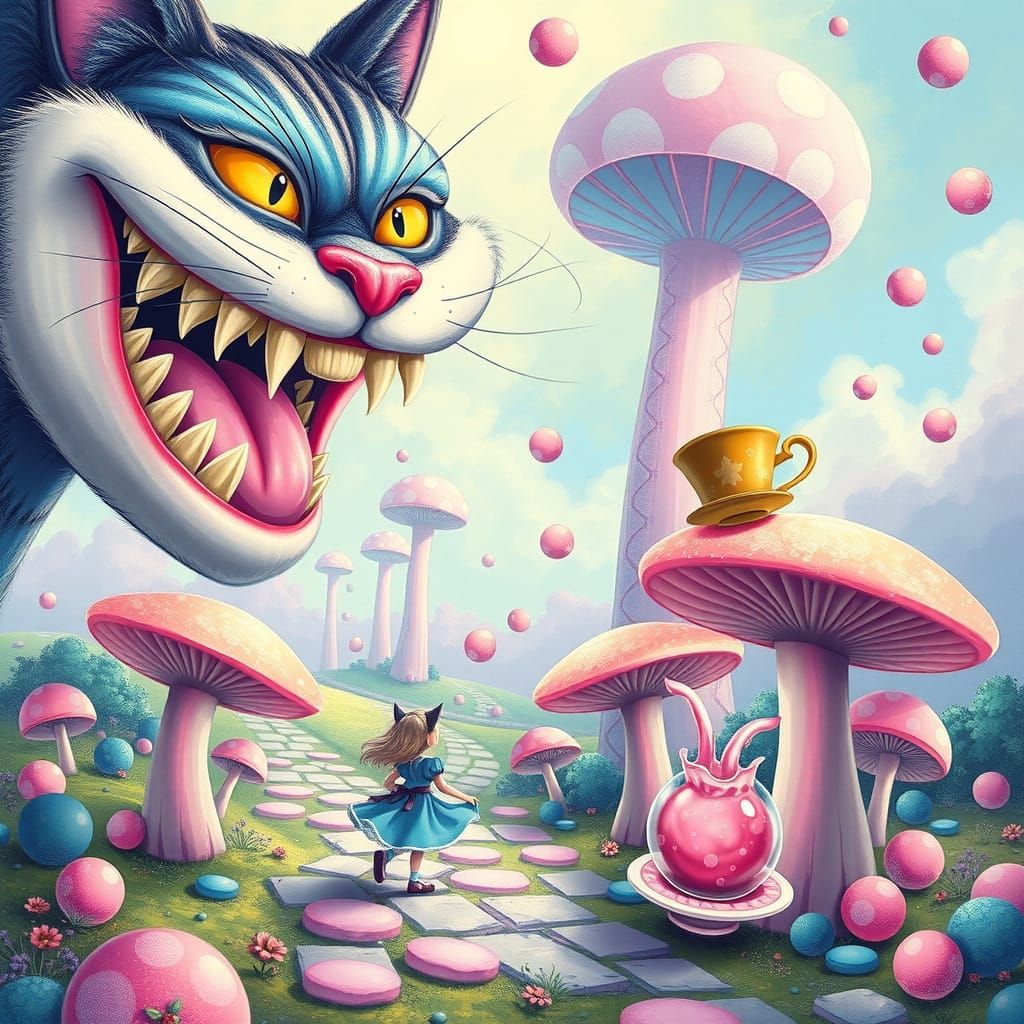 Whimsical Wonderland with Gum-Inspired Landscapes