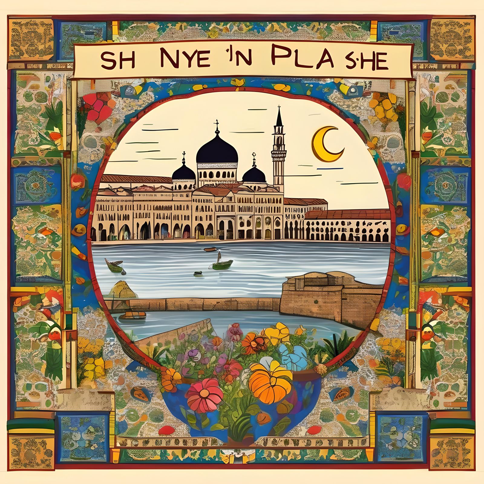 Snowy Cloak Abstract