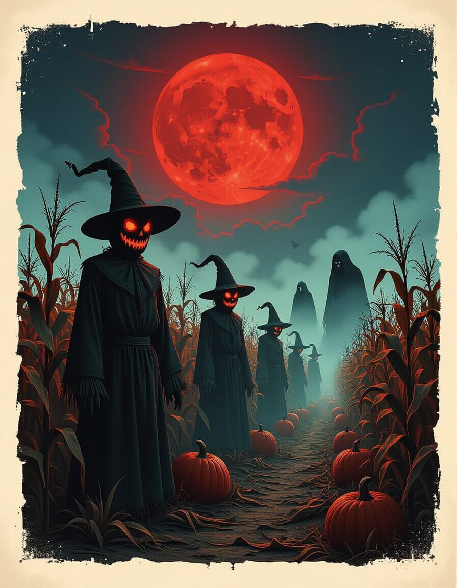 Nightmare Harvest Festival Under Blood Moon