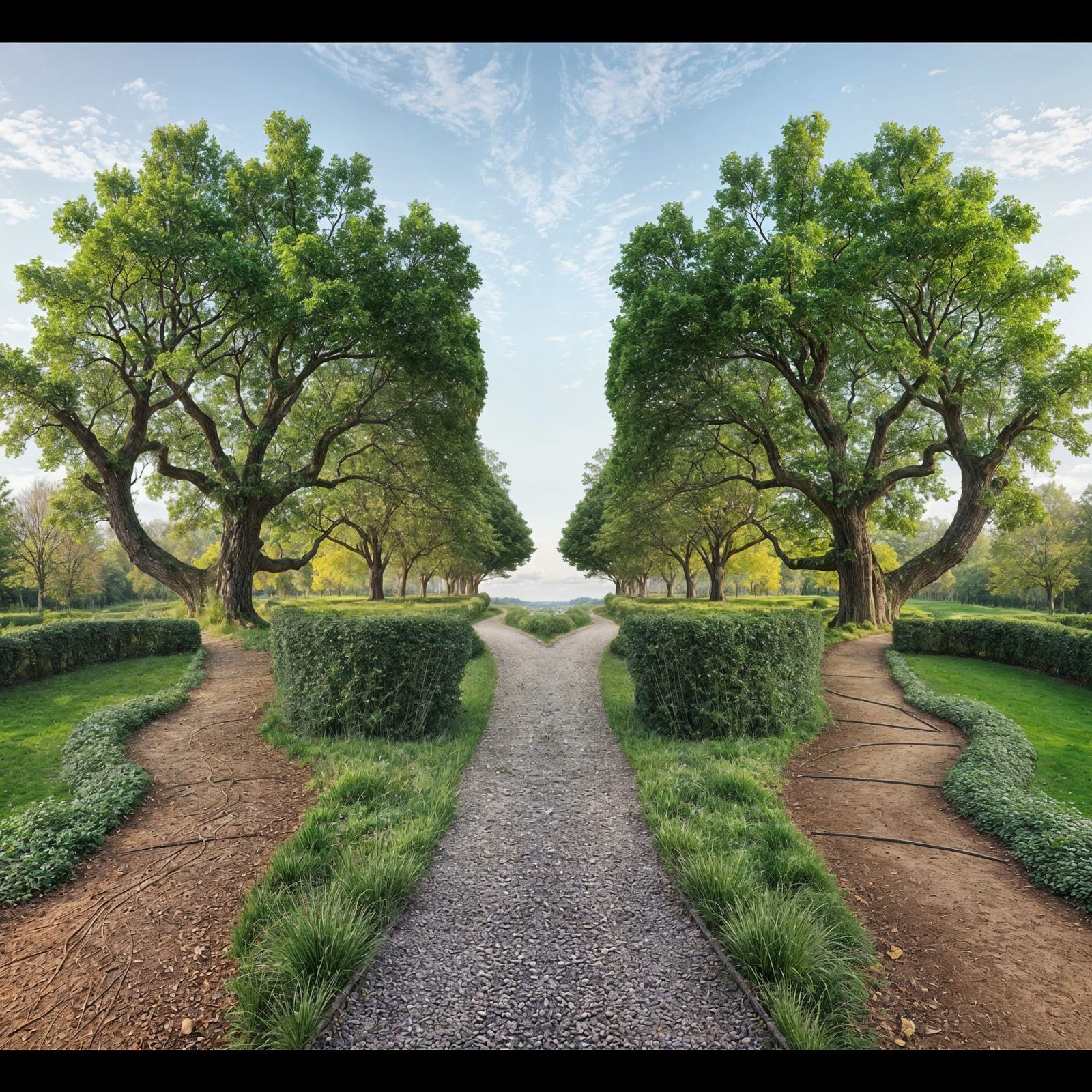 Surreal Unity with Nature Portraits