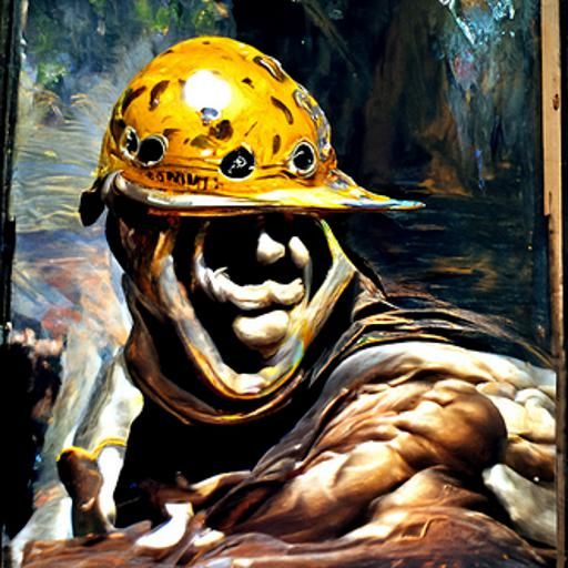 Embodiment of Motivation as Oil Painting