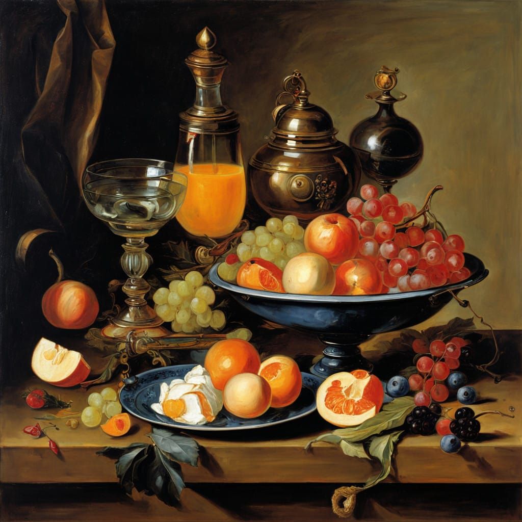 Breakfast still life