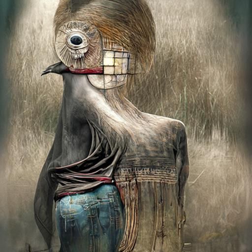 Hyperrealistic Figure with Subtle Energy Cypher