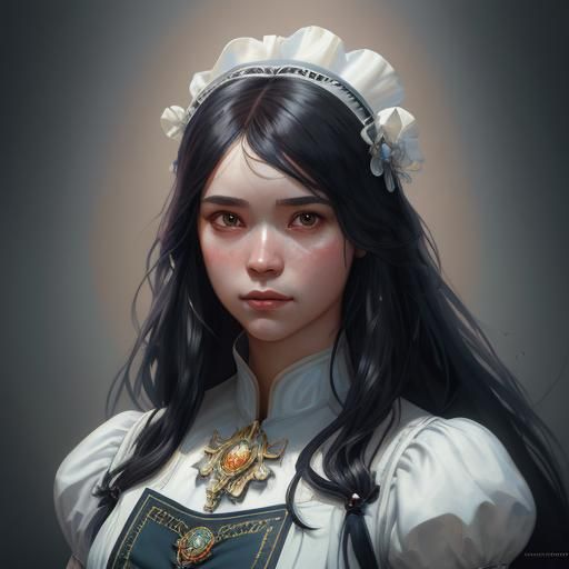 Sissymaid Meets Master: Hyperdetailed Portrait Art